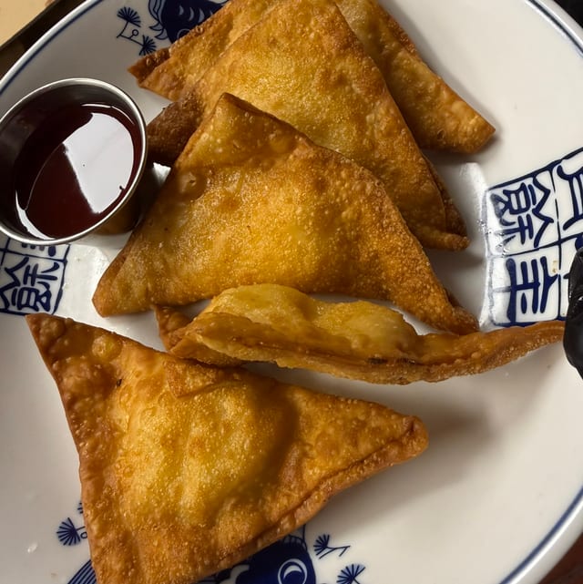 Crab Rangoon.