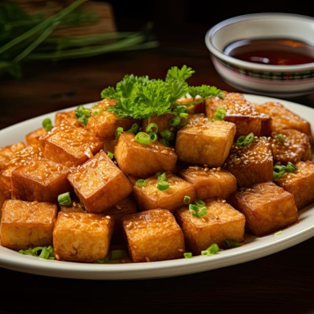 Orange Tofu.