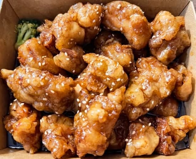 Naked Sesame Chicken.